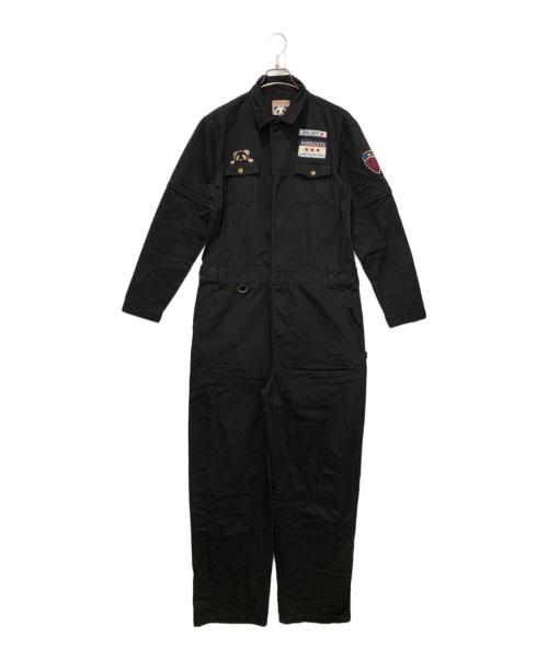 pandiesta japan（パンディエスタジャパン）pandiesta japan (パンディエスタジャパン) つなぎ ブラック サイズ:SIZE Lの古着・服飾アイテム