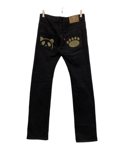 pandiesta japan（パンディエスタジャパン）pandiesta japan (パンディエスタジャパン) デニムパンツ ブラック サイズ:SIZE 76cm (W30)の古着・服飾アイテム