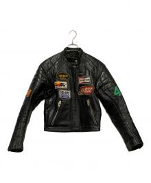 VANSON（バンソン）の古着「TCライダースジャケット」｜ブラック