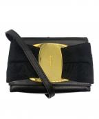Salvatore Ferragamoサルヴァトーレ フェラガモ）の古着「ミニショルダーバッグ」｜ブラック