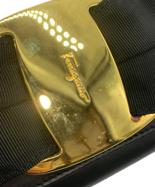 Salvatore Ferragamo（サルヴァトーレ フェラガモ）Salvatore Ferragamo (サルヴァトーレ フェラガモ) ミニショルダーバッグ ブラックの古着・服飾アイテム