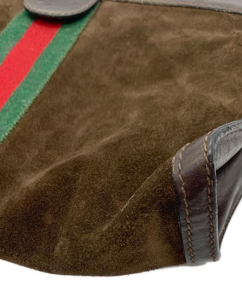 GUCCI（グッチ）GUCCI (グッチ) クラッチバッグ ブラウンの古着・服飾アイテム