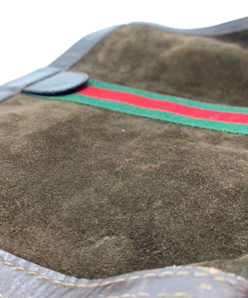 GUCCI（グッチ）GUCCI (グッチ) クラッチバッグ ブラウンの古着・服飾アイテム