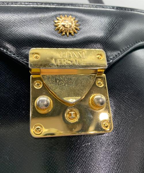 GIANNI VERSACE（ジャンニ・ヴェルサーチ）GIANNI VERSACE (ジャンニ・ヴェルサーチ) バニティポーチ ブラックの古着・服飾アイテム