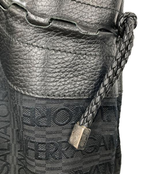 Salvatore Ferragamo（サルヴァトーレ フェラガモ）Salvatore Ferragamo (サルヴァトーレ フェラガモ) トートバッグ ブラックの古着・服飾アイテム