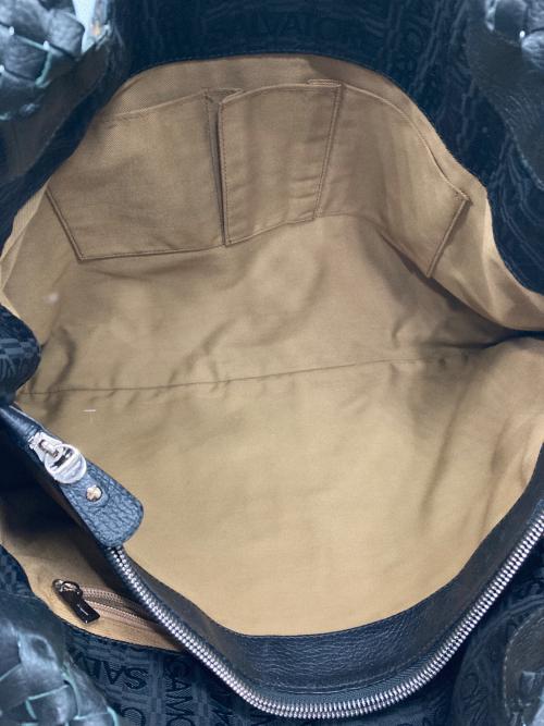 Salvatore Ferragamo（サルヴァトーレ フェラガモ）Salvatore Ferragamo (サルヴァトーレ フェラガモ) トートバッグ ブラックの古着・服飾アイテム