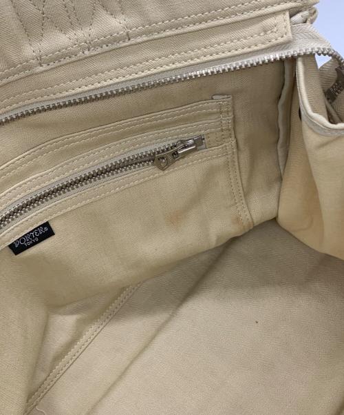 PORTER（ポーター）PORTER (ポーター) トートバッグ アイボリーの古着・服飾アイテム