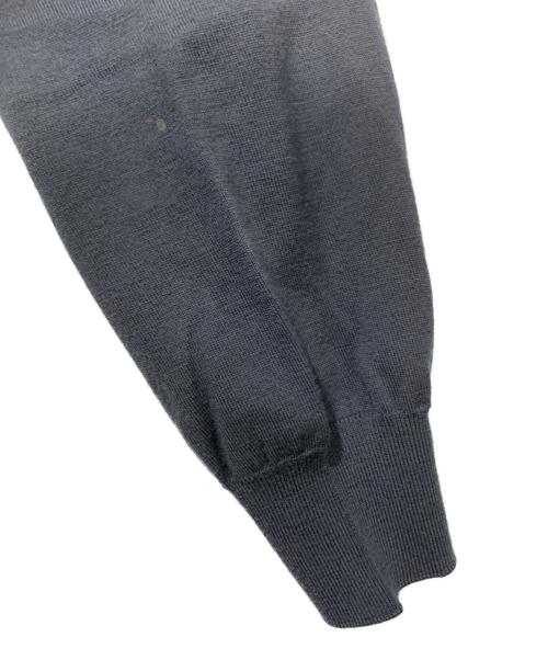 HERMES（エルメス）HERMES (エルメス) 薄手ニット グレー サイズ:SIZE Lの古着・服飾アイテム
