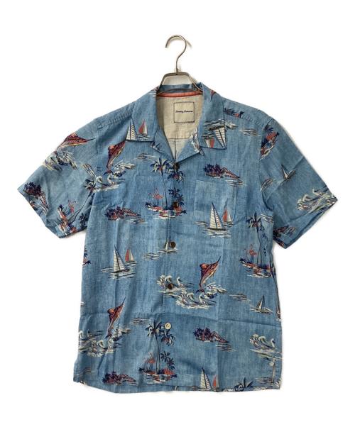 TOMMY BAHAMA（トミーバハマ）TOMMY BAHAMA (トミーバハマ) アロハシャツ ブルー サイズ:Lサイズの古着・服飾アイテム
