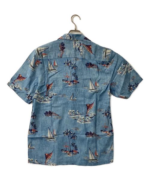 TOMMY BAHAMA（トミーバハマ）TOMMY BAHAMA (トミーバハマ) アロハシャツ ブルー サイズ:Lサイズの古着・服飾アイテム