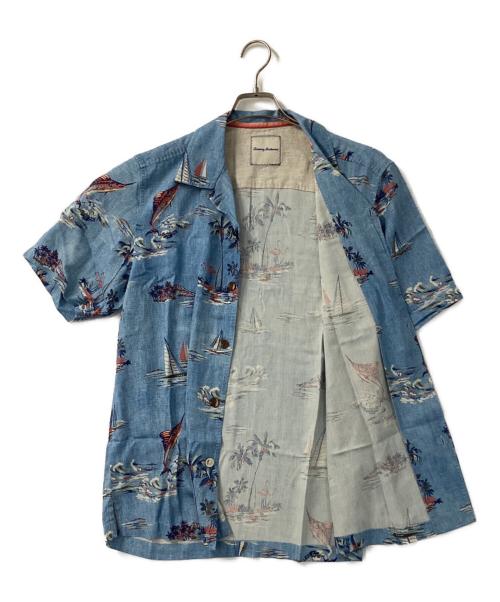 TOMMY BAHAMA（トミーバハマ）TOMMY BAHAMA (トミーバハマ) アロハシャツ ブルー サイズ:Lサイズの古着・服飾アイテム