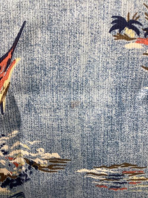 TOMMY BAHAMA（トミーバハマ）TOMMY BAHAMA (トミーバハマ) アロハシャツ ブルー サイズ:Lサイズの古着・服飾アイテム