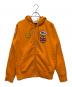 Hysteric Glamour（ヒステリックグラマー）の古着「Patches Zip Up Sweatshirt」｜オレンジ