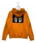 Hysteric Glamour (ヒステリックグラマー) SUPREME (シュプリーム) Patches Zip Up Sweatshirt オレンジ サイズ:SIZE S：25000円