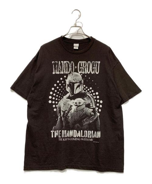 STAR WARS（スターウォーズ）STAR WARS (スターウォーズ) 半袖Tシャツ　MANDO・GROGU ブラック サイズ:SIZE Lの古着・服飾アイテム