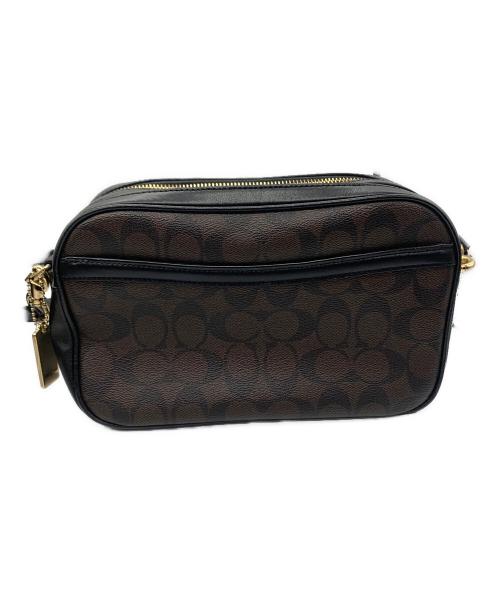 COACH（コーチ）COACH (コーチ) シグネチャー　ショルダーバッグ ブラウンの古着・服飾アイテム