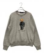 POLO RALPH LAURENポロ・ラルフローレン）の古着「SUIT BEAR BEAR FLEECE SWEATSHIRT POLO RALPH LAUREN」｜グレー