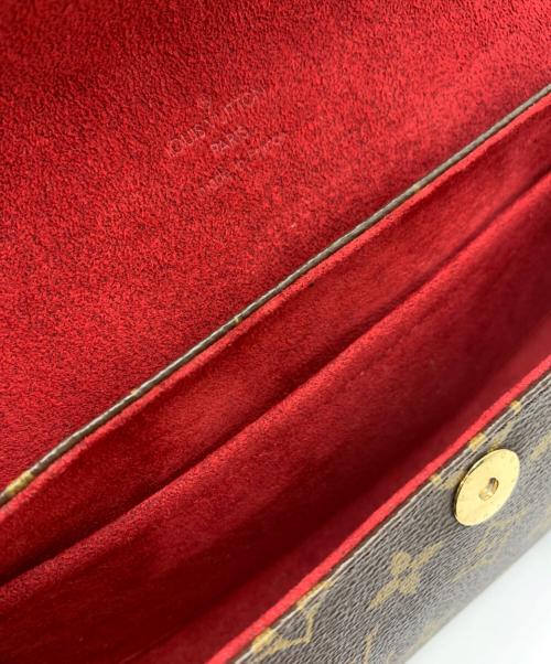 LOUIS VUITTON（ルイ ヴィトン）LOUIS VUITTON (ルイ ヴィトン) モノグラム　ソナチネ ブラウン×レッドの古着・服飾アイテム