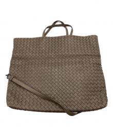 BOTTEGA VENETA（ボッテガベネタ）の古着「2WAYクラッチショルダーバッグ」｜ブラウン