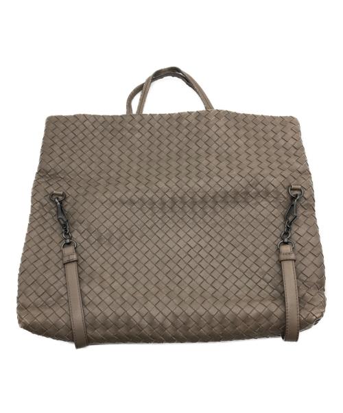 BOTTEGA VENETA（ボッテガベネタ）BOTTEGA VENETA (ボッテガベネタ) 2WAYクラッチショルダーバッグ ブラウンの古着・服飾アイテム