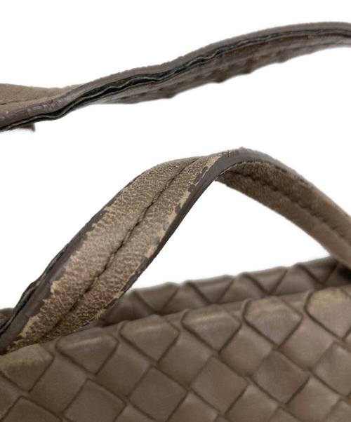 BOTTEGA VENETA（ボッテガベネタ）BOTTEGA VENETA (ボッテガベネタ) 2WAYクラッチショルダーバッグ ブラウンの古着・服飾アイテム