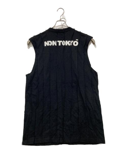 NON TOKYO（ノントーキョー）NON TOKYO (ノントーキョー) ノースリーブカットソー ブラック サイズ:Freeの古着・服飾アイテム