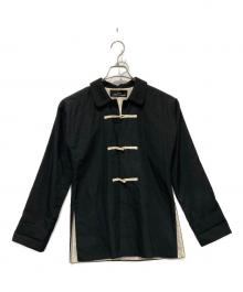 tricot COMME des GARCONS（トリココムデギャルソン）の古着「チャイナシャツ」｜ブラック