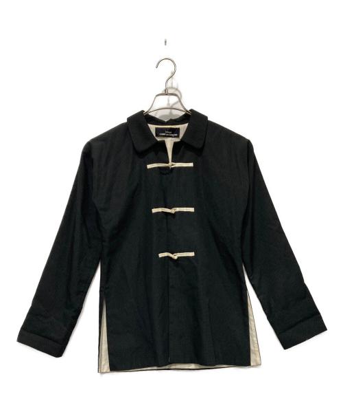 tricot COMME des GARCONS（トリココムデギャルソン）tricot COMME des GARCONS (トリココムデギャルソン) チャイナシャツ ブラック サイズ:不明の古着・服飾アイテム