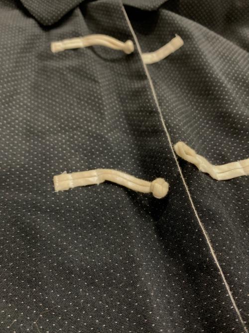 tricot COMME des GARCONS（トリココムデギャルソン）tricot COMME des GARCONS (トリココムデギャルソン) チャイナシャツ ブラック サイズ:不明の古着・服飾アイテム