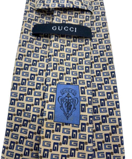 GUCCI（グッチ）GUCCI (グッチ) ネクタイ ベージュ サイズ:表記無しの古着・服飾アイテム