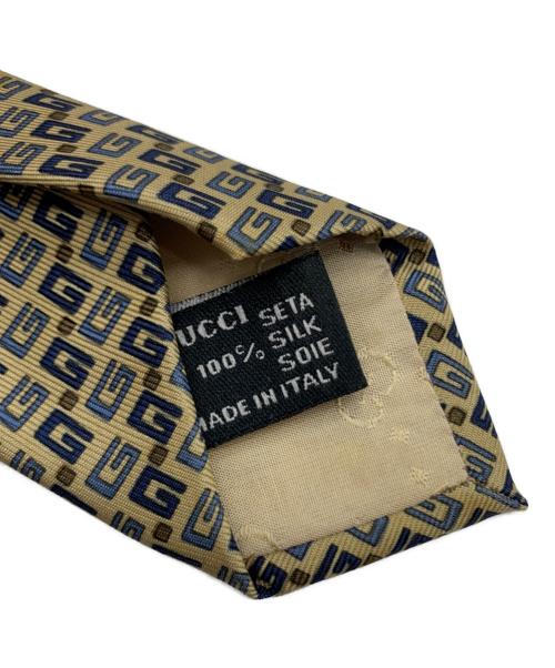 GUCCI（グッチ）GUCCI (グッチ) ネクタイ ベージュ サイズ:表記無しの古着・服飾アイテム