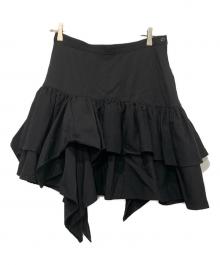 tricot COMME des GARCONS（トリココムデギャルソン）の古着「レイヤードミニスカート」｜ブラック