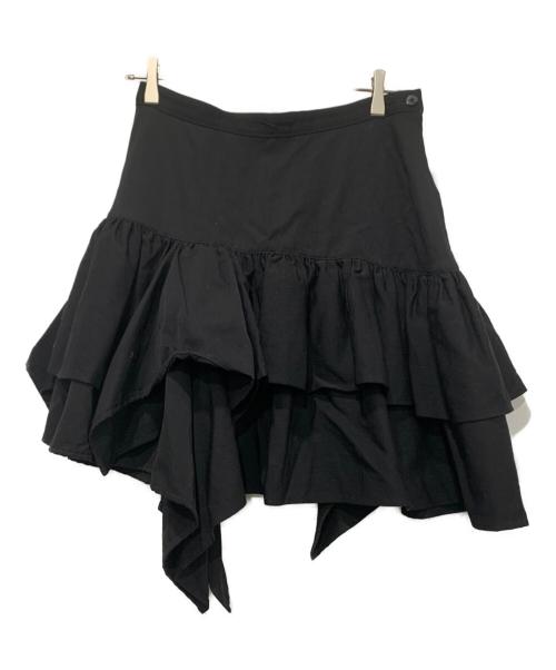 tricot COMME des GARCONS（トリココムデギャルソン）tricot COMME des GARCONS (トリココムデギャルソン) レイヤードミニスカート ブラック サイズ:SIZE Mの古着・服飾アイテム