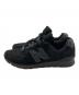 NEW BALANCE (ニューバランス) ローカットスニーカー ブラック サイズ:23.5cm：10000円