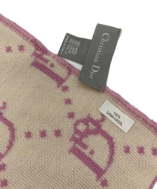Christian Dior（クリスチャン ディオール）Christian Dior (クリスチャン ディオール) マフラー ピンクの古着・服飾アイテム