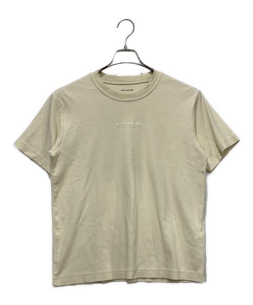 COACH（コーチ）COACH (コーチ) 半袖カットソー ベージュ サイズ:SIZE Sの古着・服飾アイテム