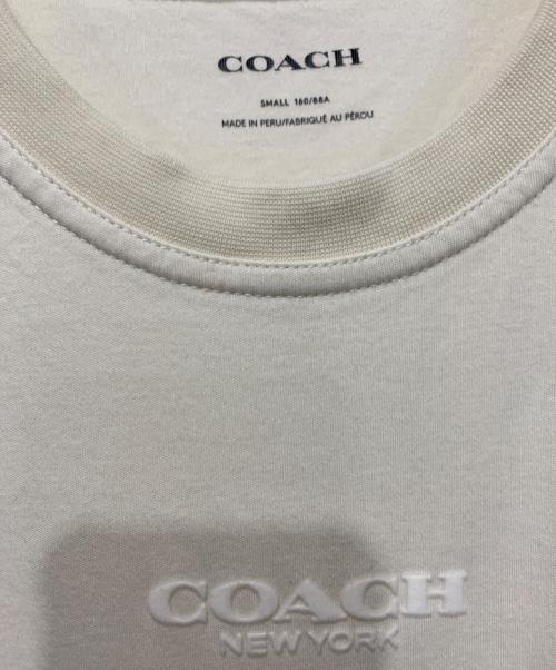 COACH（コーチ）COACH (コーチ) 半袖カットソー ベージュ サイズ:SIZE Sの古着・服飾アイテム