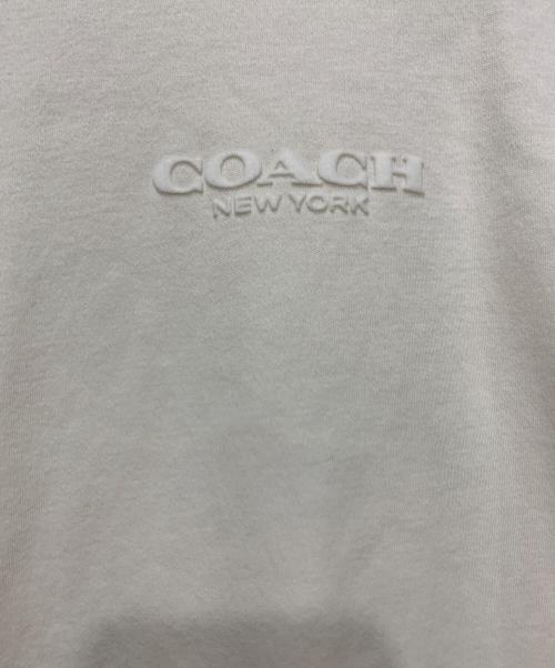 COACH（コーチ）COACH (コーチ) 半袖カットソー ベージュ サイズ:SIZE Sの古着・服飾アイテム