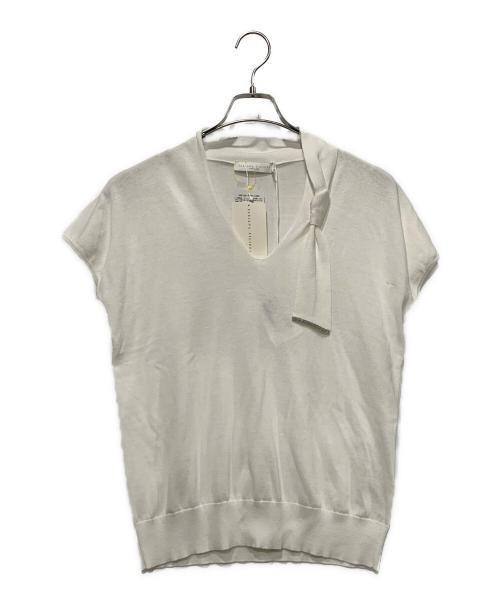 Fabiana Filippi（ファビアナフィリッピ）Fabiana Filippi (ファビアナフィリッピ) 薄手ニット ホワイト サイズ:SIZE 40 未使用品の古着・服飾アイテム