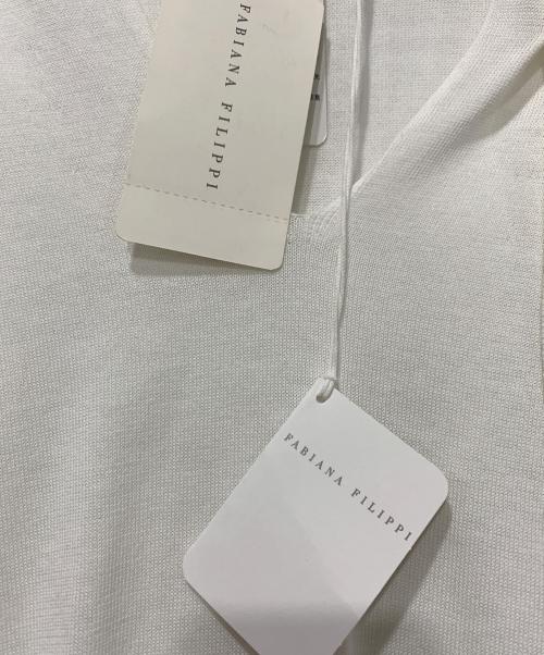 Fabiana Filippi（ファビアナフィリッピ）Fabiana Filippi (ファビアナフィリッピ) 薄手ニット ホワイト サイズ:SIZE 40 未使用品の古着・服飾アイテム