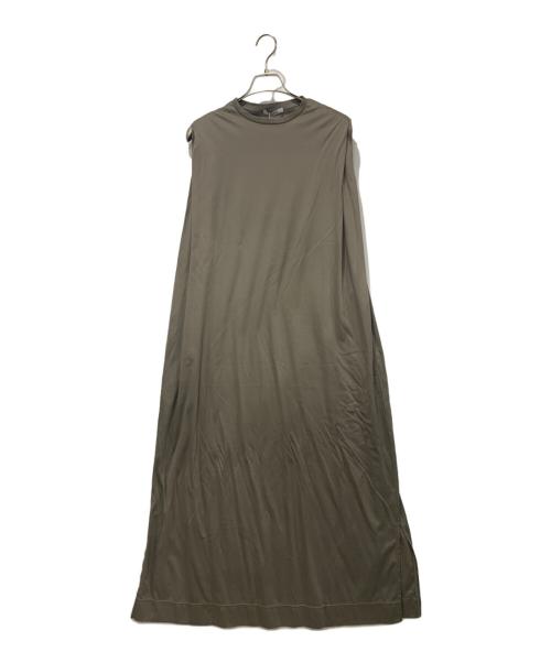 SLOANE（スローン）SLOANE (スローン) eclat (エクラ) ノースリーブワンピース グレージュ サイズ:2 未使用品の古着・服飾アイテム