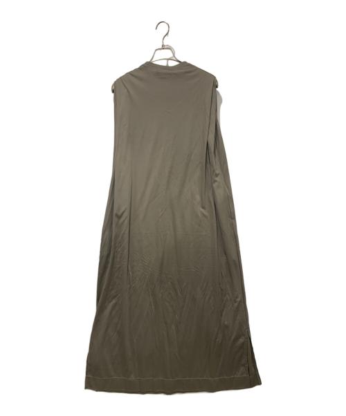 SLOANE（スローン）SLOANE (スローン) eclat (エクラ) ノースリーブワンピース グレージュ サイズ:2 未使用品の古着・服飾アイテム