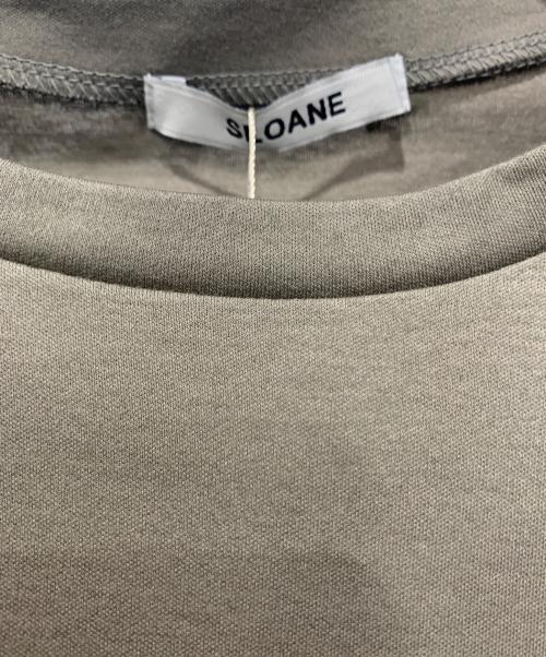 SLOANE（スローン）SLOANE (スローン) eclat (エクラ) ノースリーブワンピース グレージュ サイズ:2 未使用品の古着・服飾アイテム
