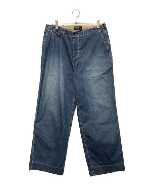 POLO RALPH LAUREN（ポロ・ラルフローレン）POLO RALPH LAUREN (ポロ・ラルフローレン) デニムパンツ インディゴ サイズ:35/34の古着・服飾アイテム