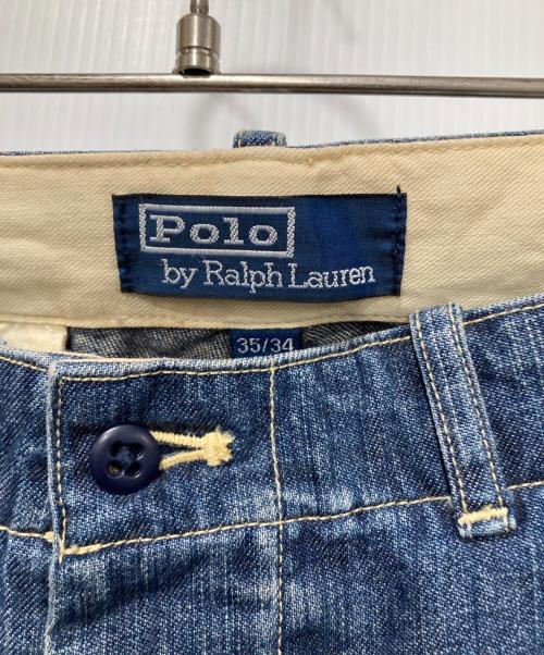 POLO RALPH LAUREN（ポロ・ラルフローレン）POLO RALPH LAUREN (ポロ・ラルフローレン) デニムパンツ インディゴ サイズ:35/34の古着・服飾アイテム