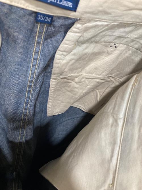 POLO RALPH LAUREN（ポロ・ラルフローレン）POLO RALPH LAUREN (ポロ・ラルフローレン) デニムパンツ インディゴ サイズ:35/34の古着・服飾アイテム