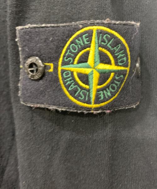 STONE ISLAND（ストーンアイランド）STONE ISLAND (ストーンアイランド) ヘンリーネックカットソー ブラック サイズ:SIZE Lの古着・服飾アイテム