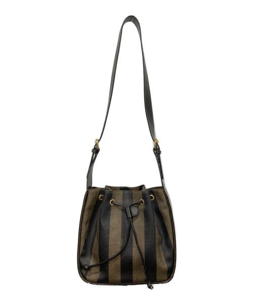 FENDI（フェンディ）FENDI (フェンディ) ペカン柄巾着ショルダーバッグの古着・服飾アイテム