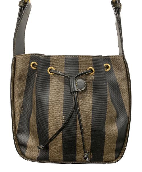 FENDI（フェンディ）FENDI (フェンディ) ペカン柄巾着ショルダーバッグの古着・服飾アイテム