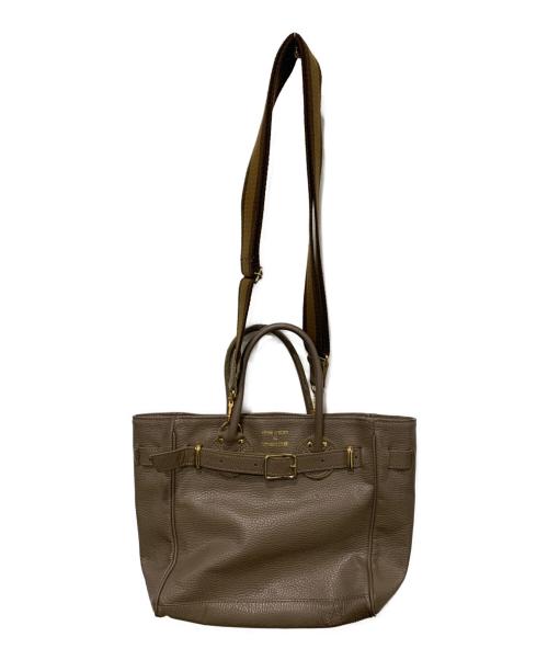YOUNG & OLSEN The DRYGOODS STORE（ヤングアンドオルセン ザ ドライグッズストア）YOUNG & OLSEN The DRYGOODS STORE (ヤングアンドオルセン ザ ドライグッズストア) 別注ハンドバッグ ブラウンの古着・服飾アイテム